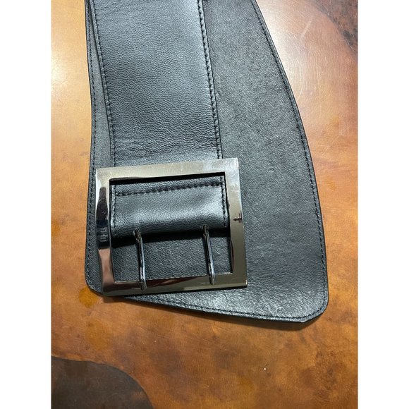 NWT Womens Extra Wide Black Belt Size Large main image 4